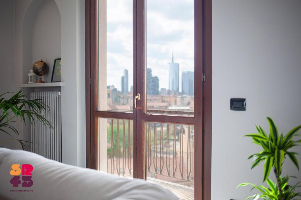 Stelvio Rooftop - Penthouse Skyline With Terrace And Jacuzzi Mediolan Zewnętrze zdjęcie